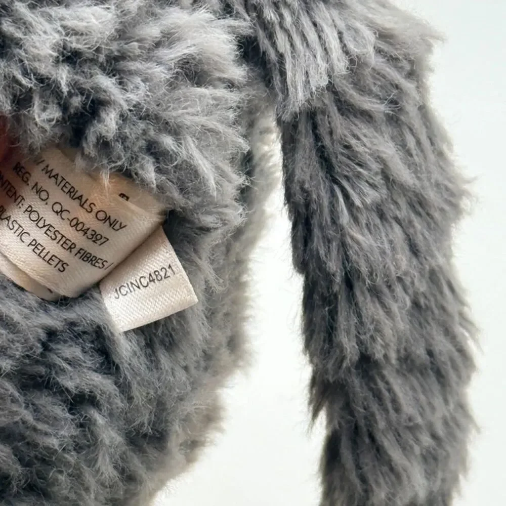 Jellycat Mitten Kitten Storm Gray & White Small Plush Stuffed Animal Toy Grey